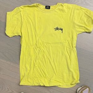 Stussy Bright Yellow Short Sleeve Tee
